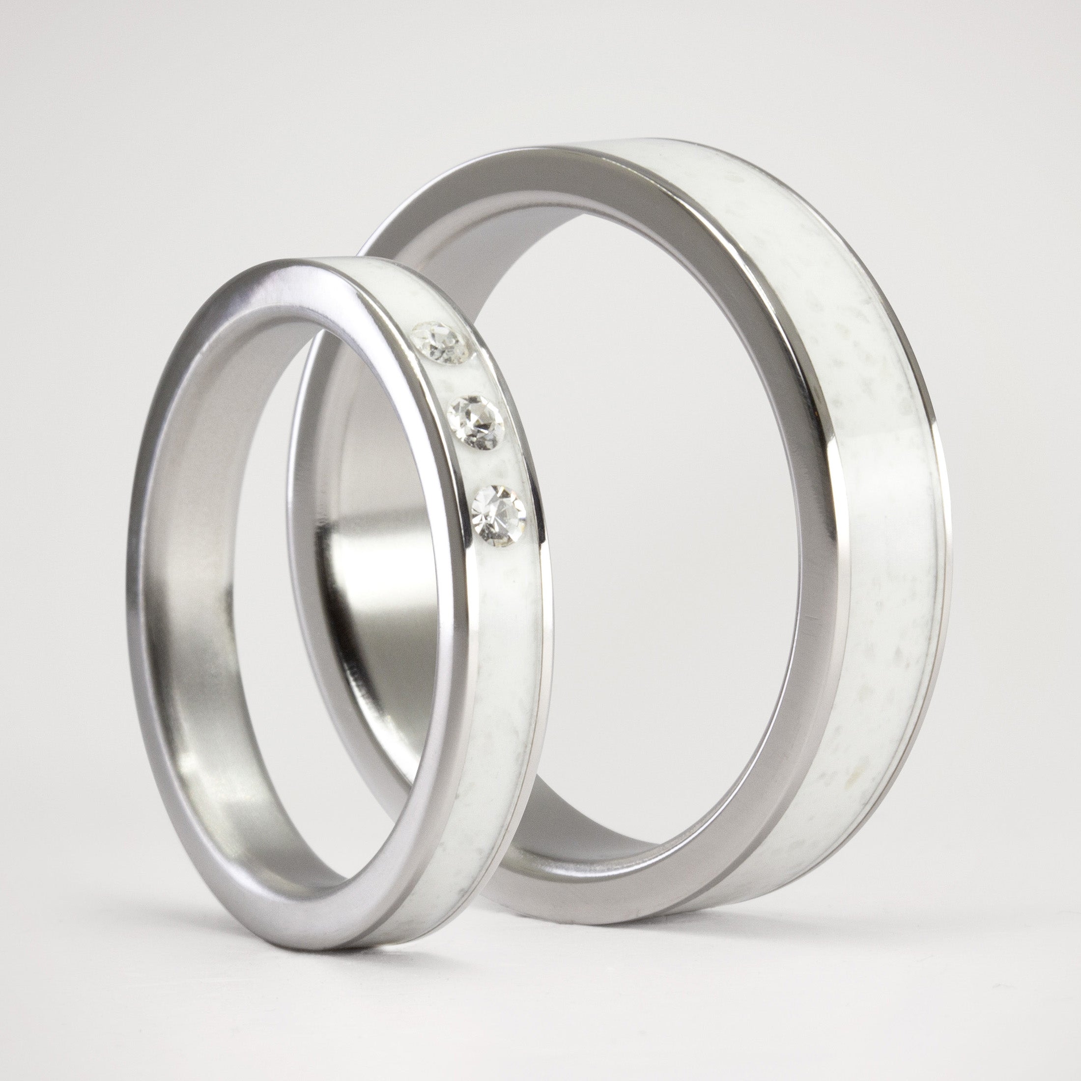 SET CARRARA MARBLE AND TITANIUM WHITE DELUXE EDITION