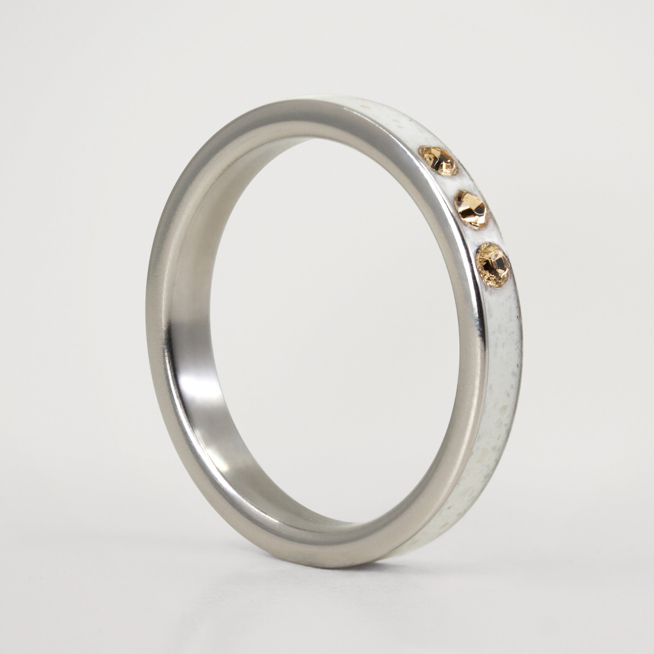 Set Deluxe Carrara marble & titanium