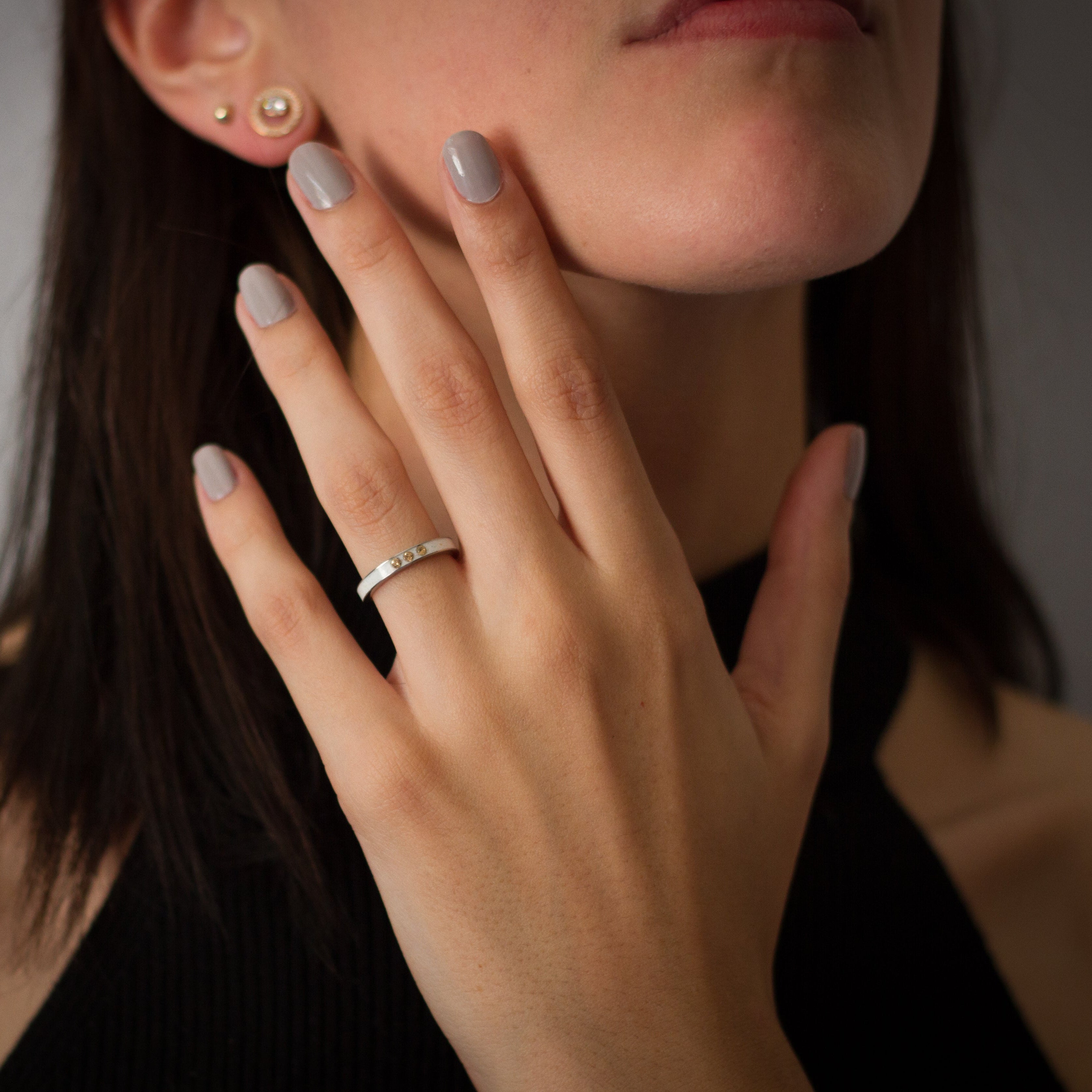 SET CARRARA MARBLE AND TITANIUM GOLD DELUXE EDITION