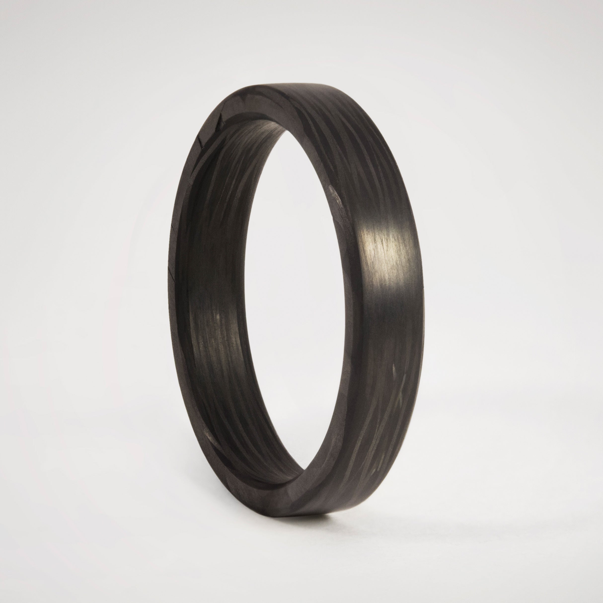 Wavy Carbon Fiber ring