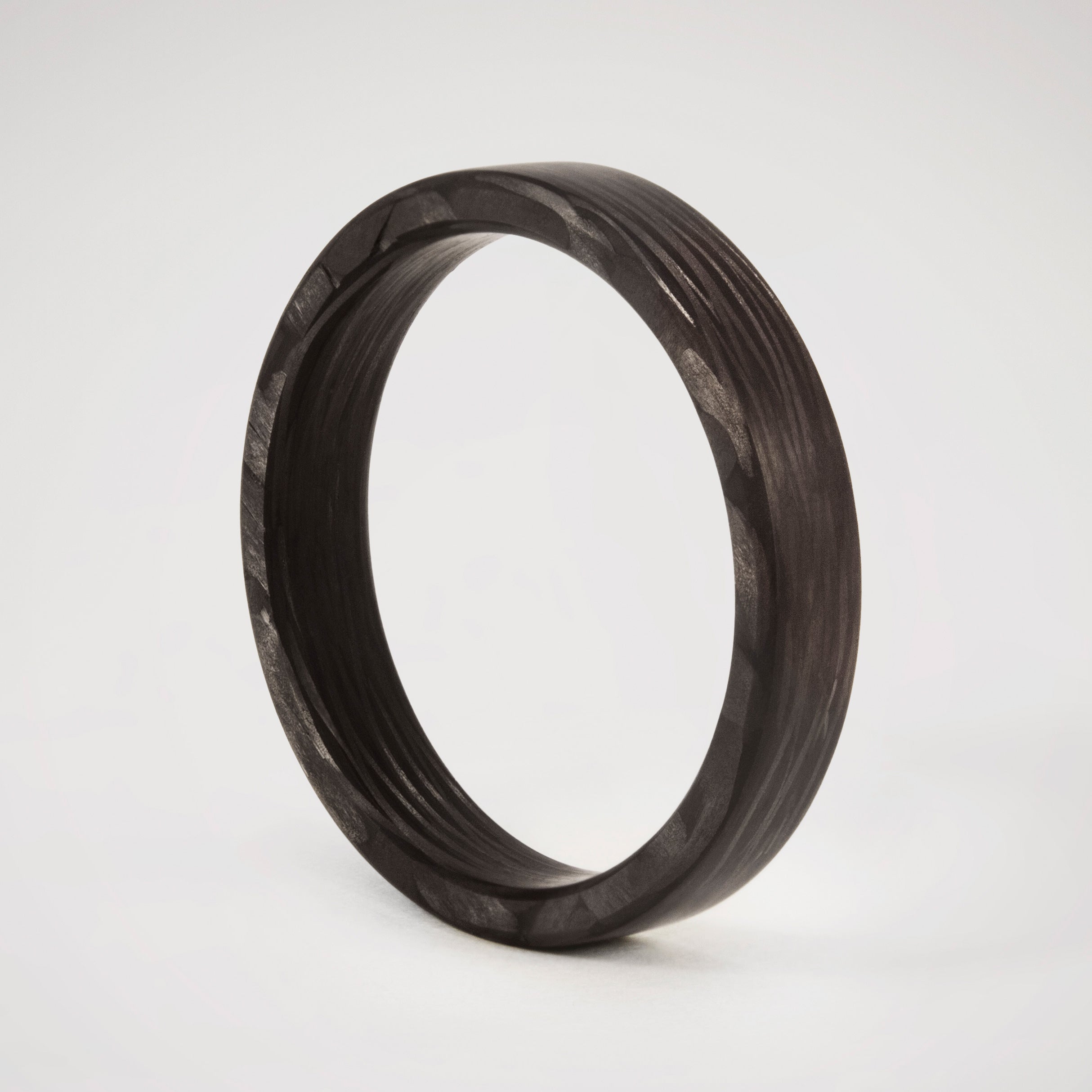Wavy Carbon Fiber ring