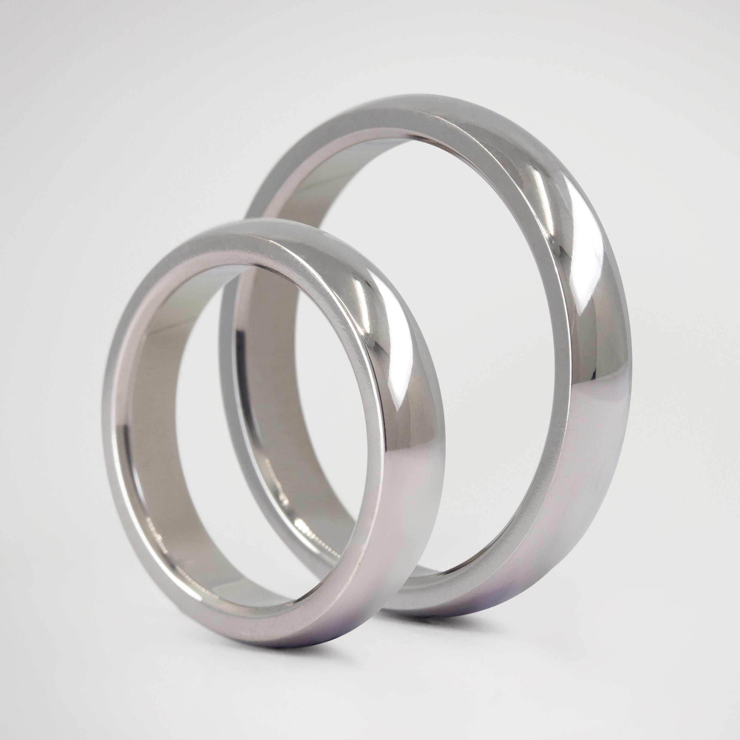 R2G! - SET ROUNDED POLISHED TITANIUM