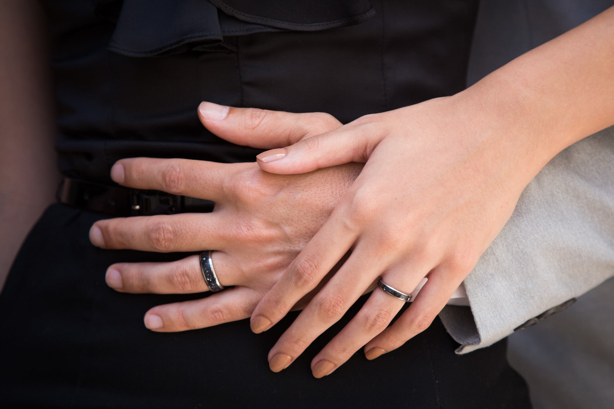 Set nacre black concrete and titanium