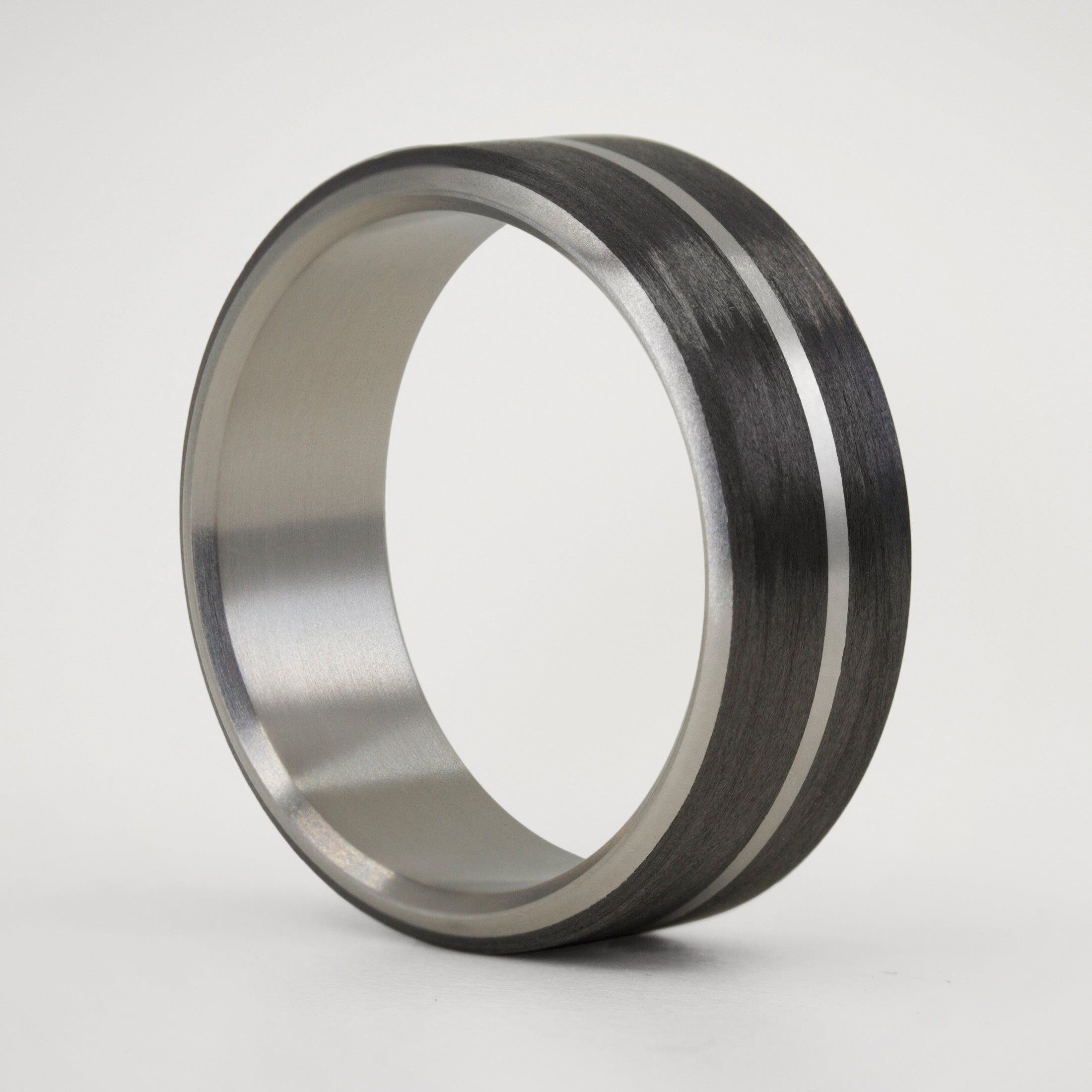 Set beveled carbon fiber and titanium