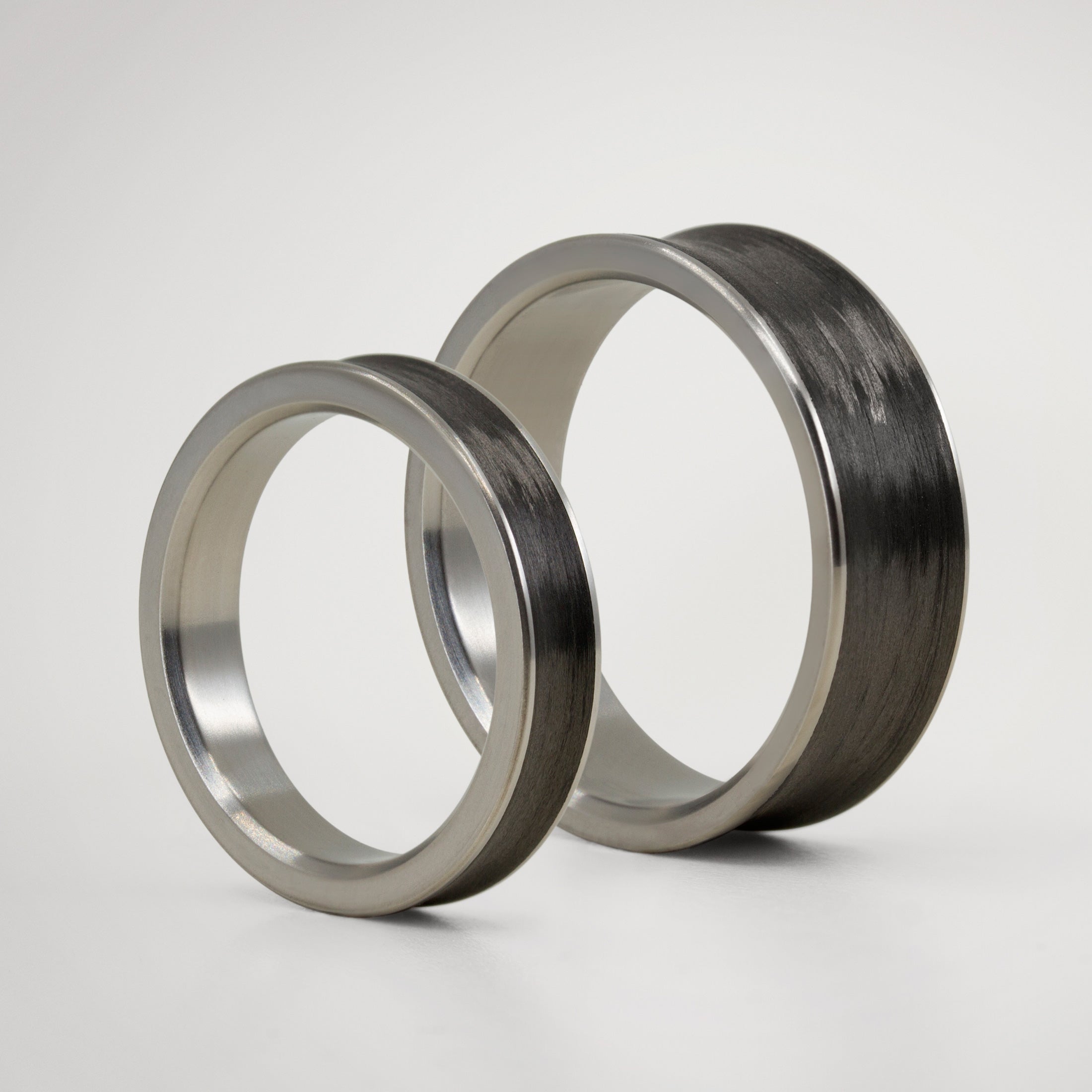 set concave carbon fiber and titanium