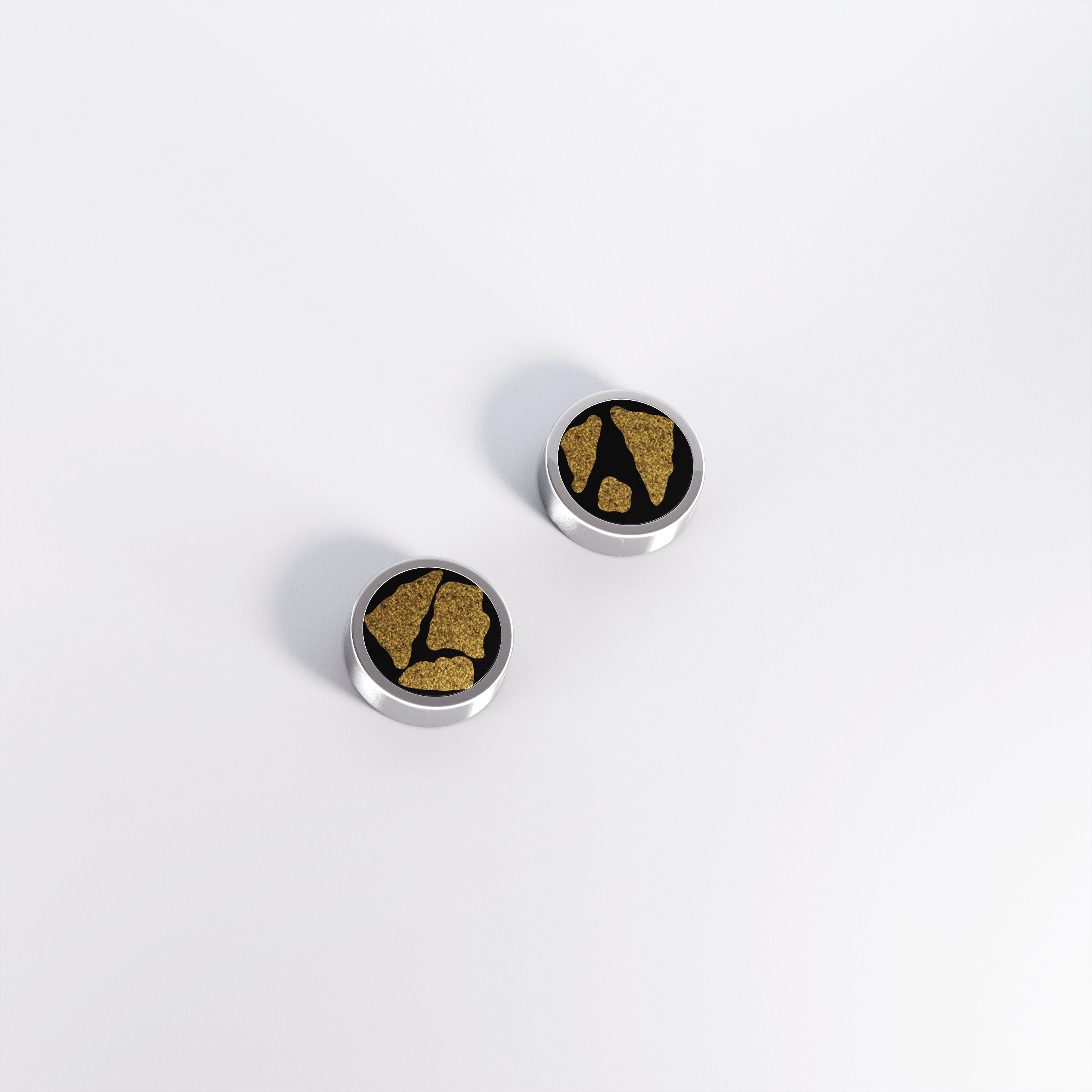 Bronze Terrazzo Earrings