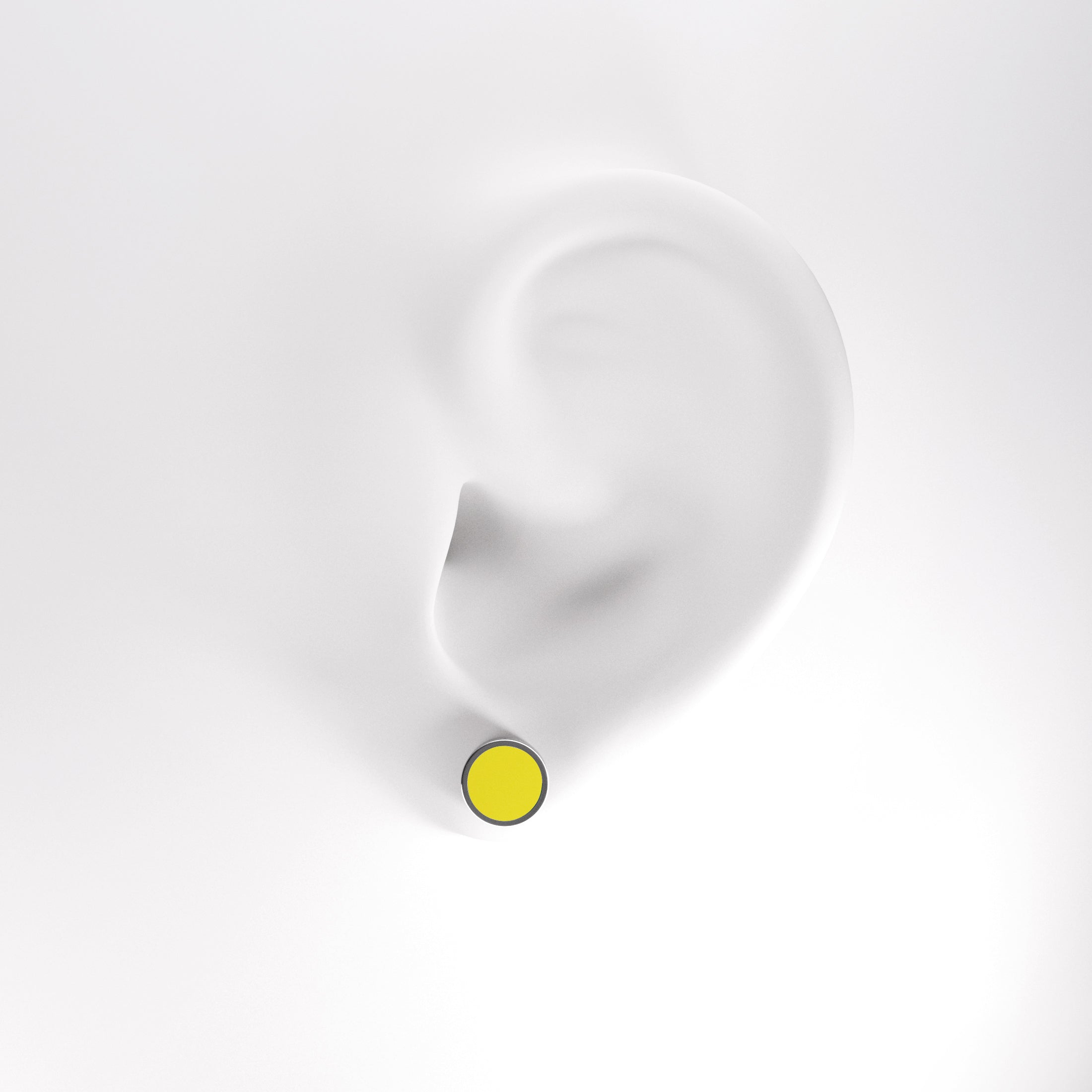 TITANIUM LEMON EARRINGS M