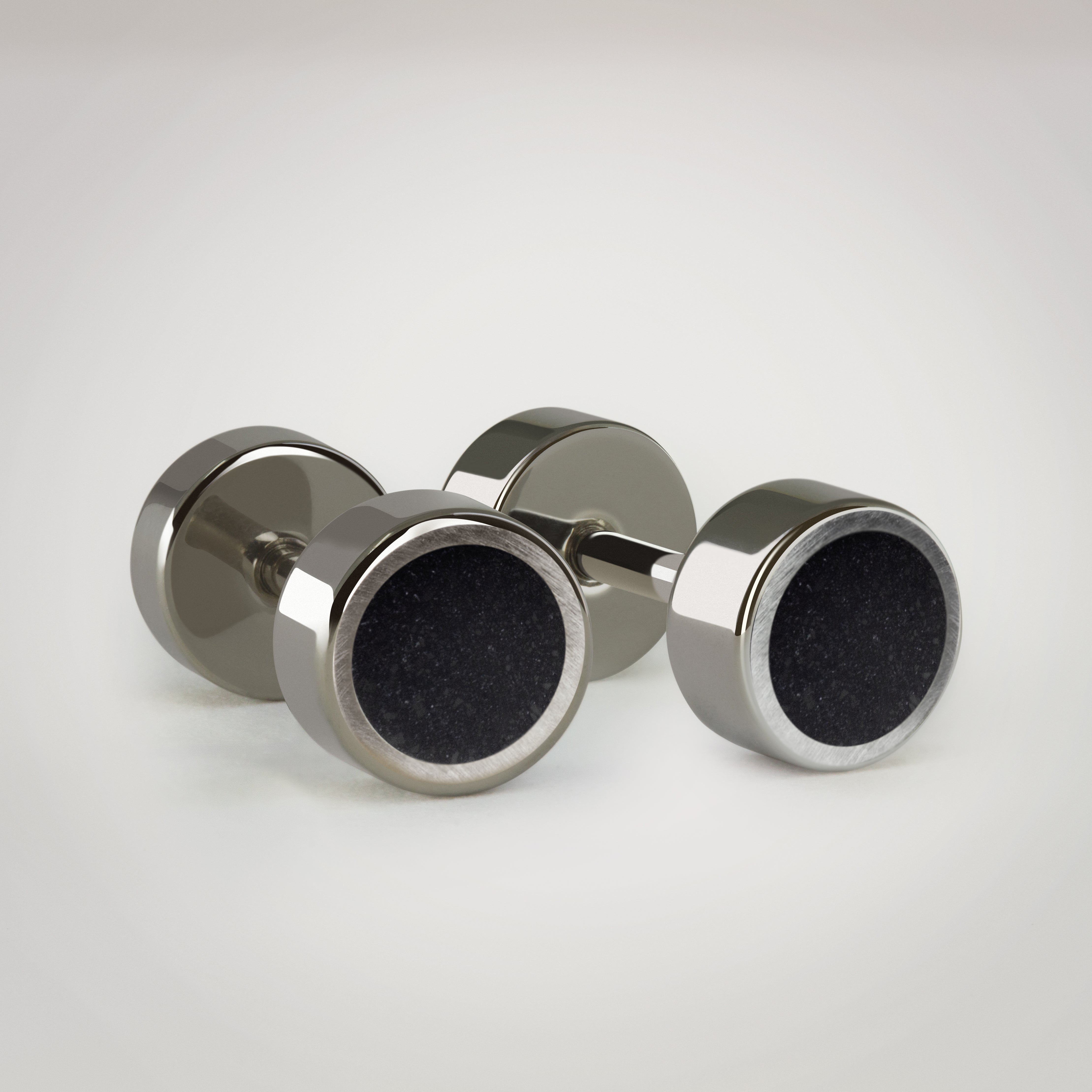 Titanium & Graphite Black Earrings S