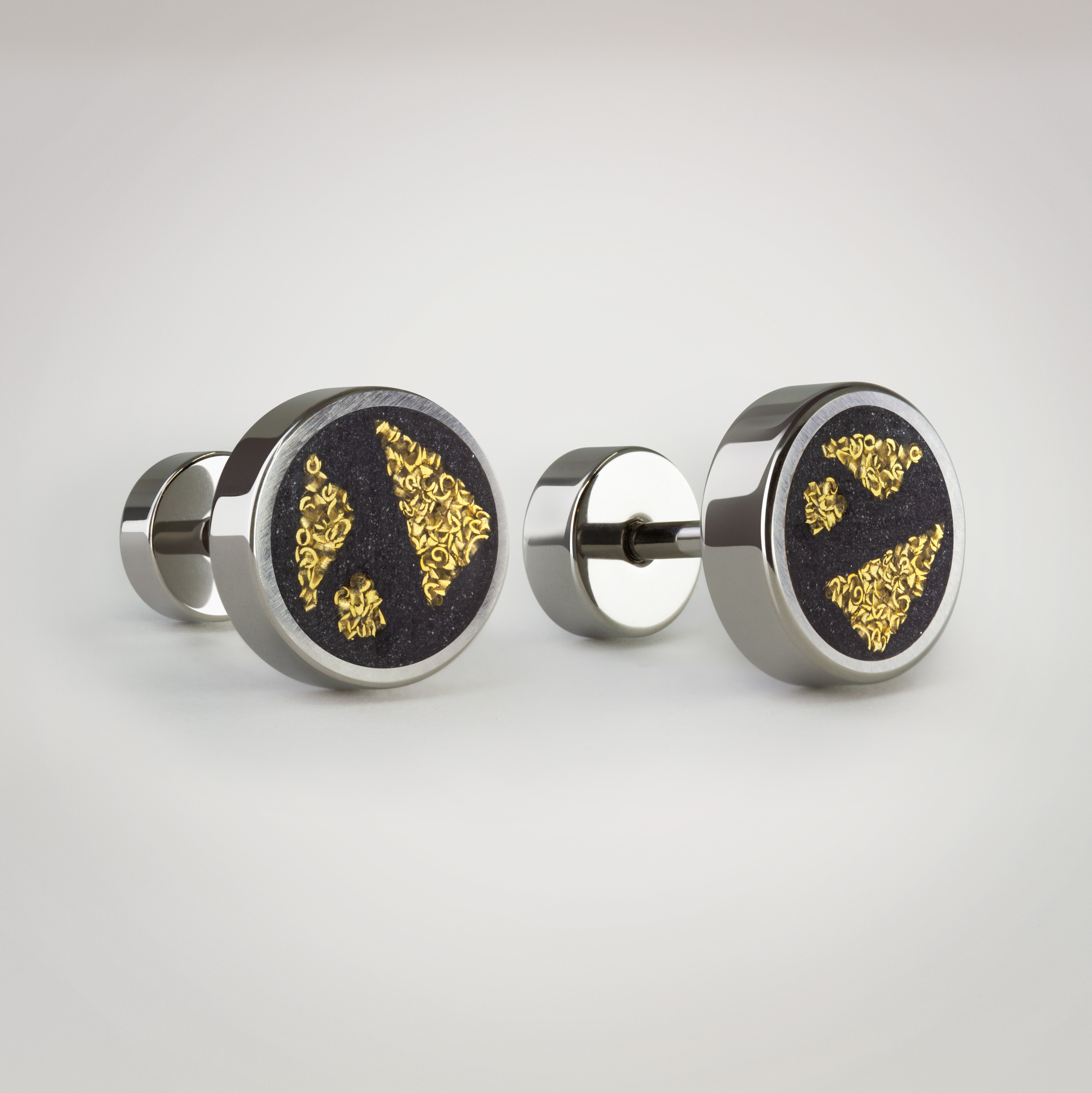 Bronze Terrazzo Earrings