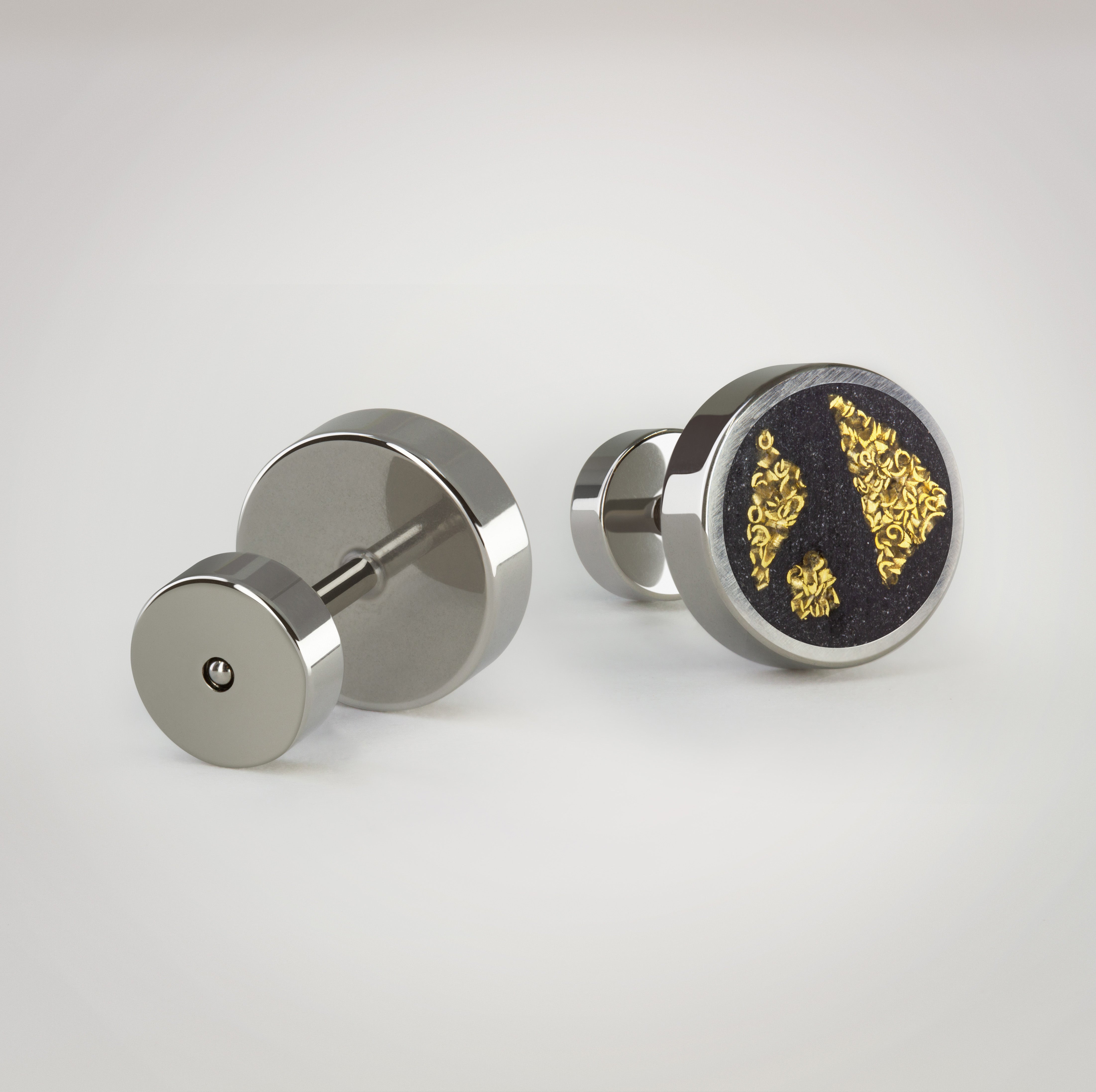 Bronze Terrazzo Earrings