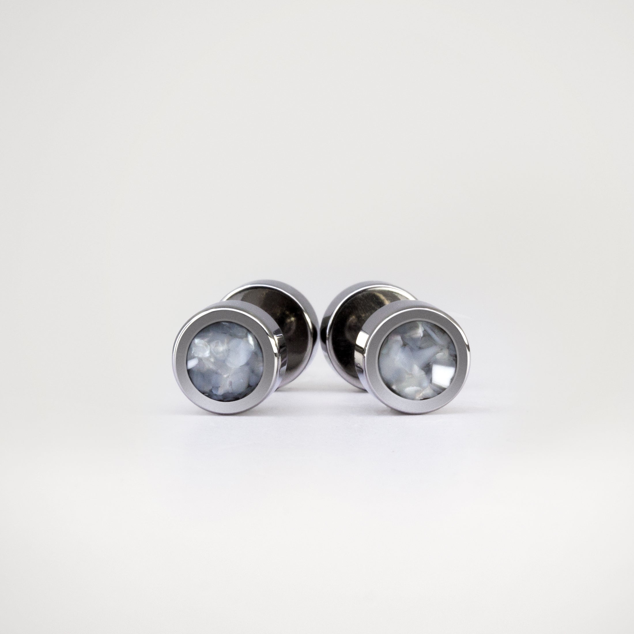Titanium & Nacre Earrings