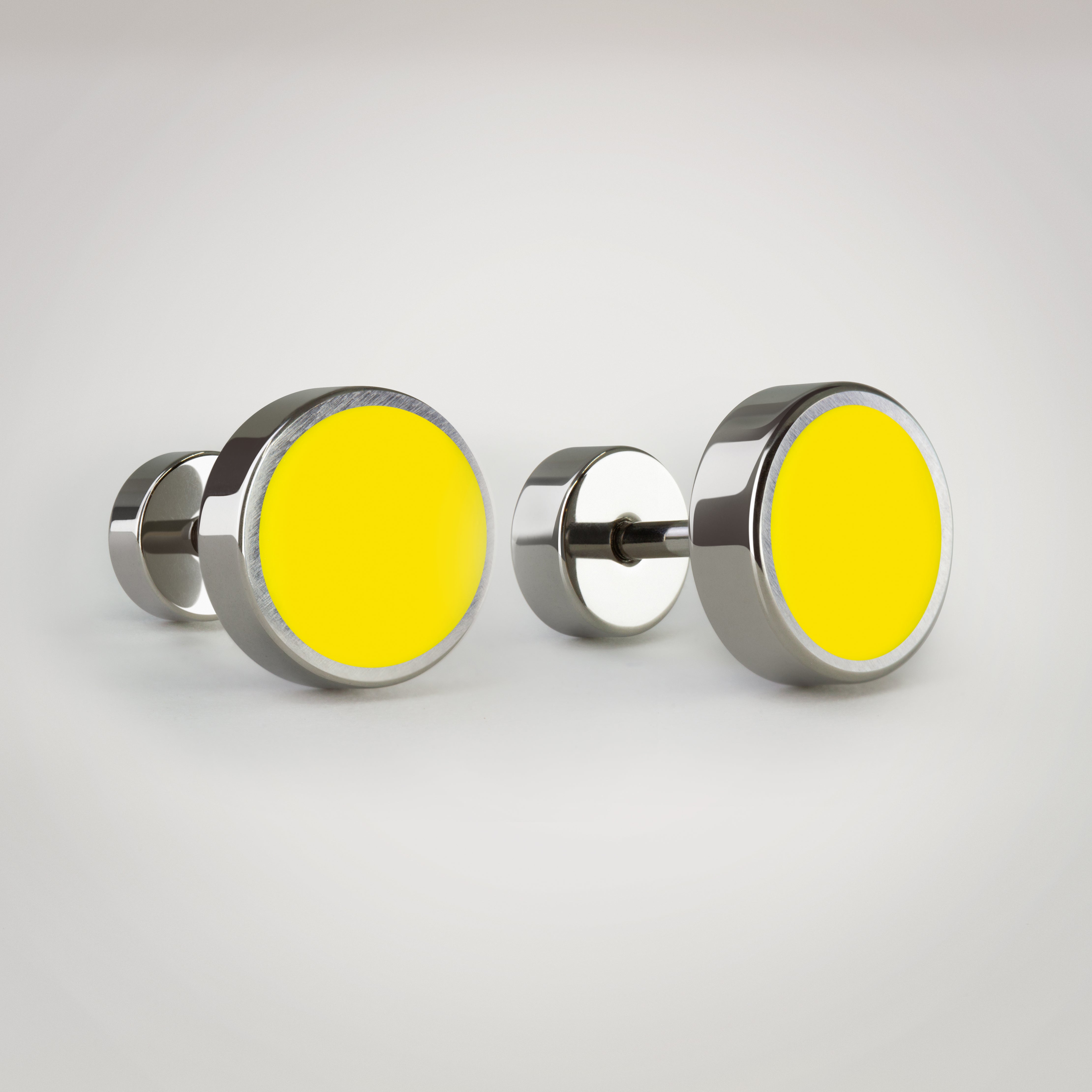 TITANIUM LEMON EARRINGS M