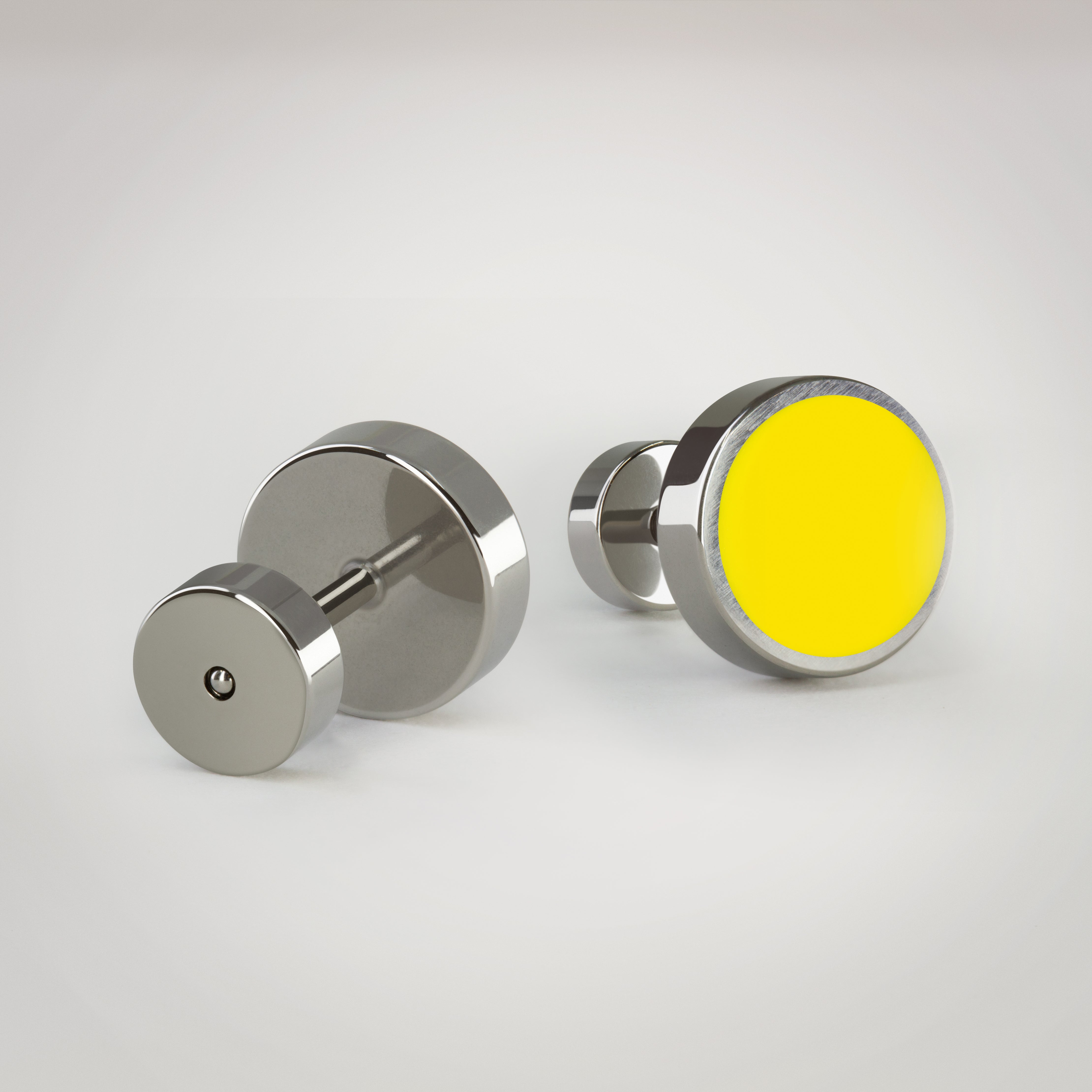 TITANIUM LEMON EARRINGS M