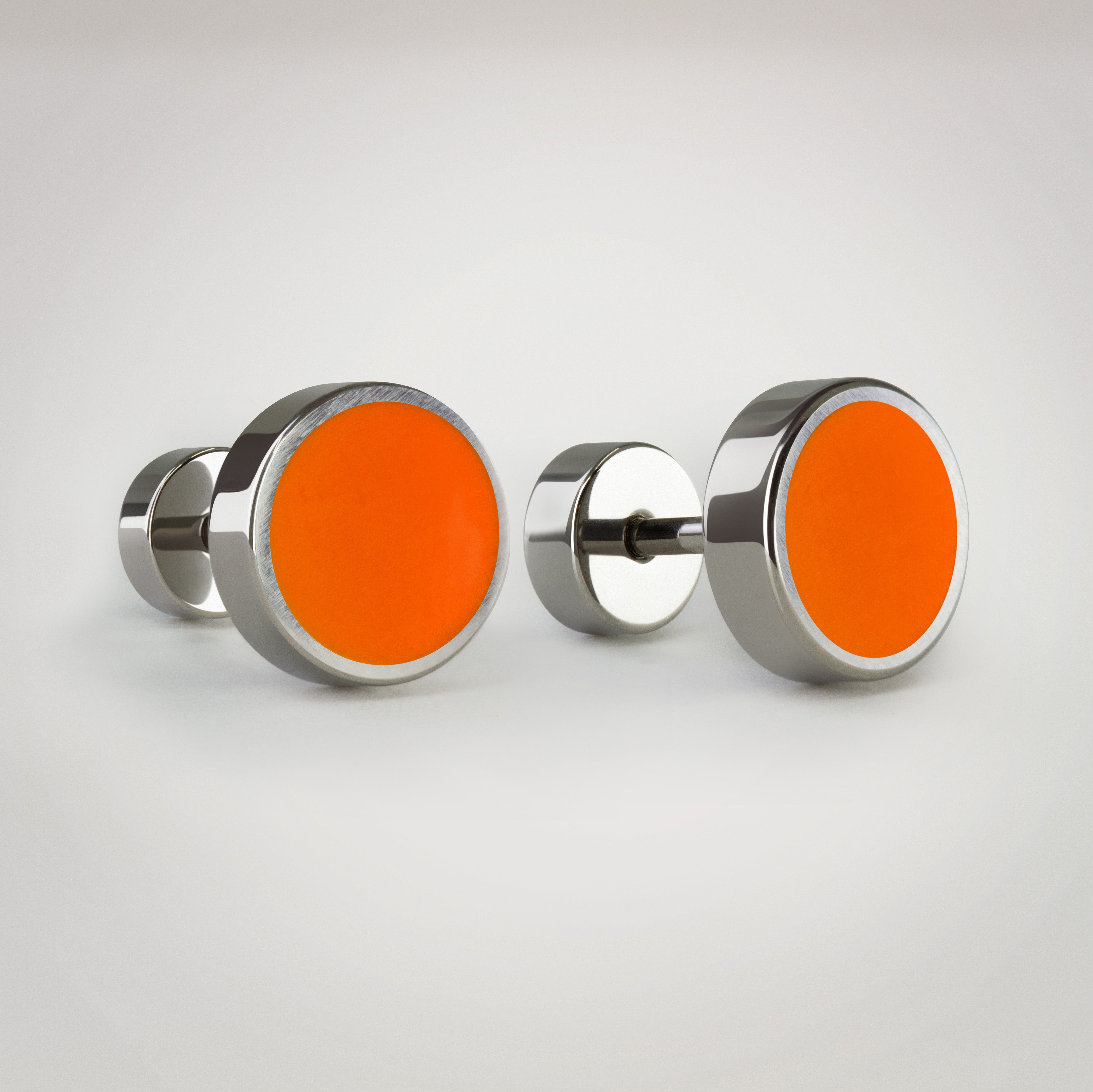 Titanium Orange Earrings M