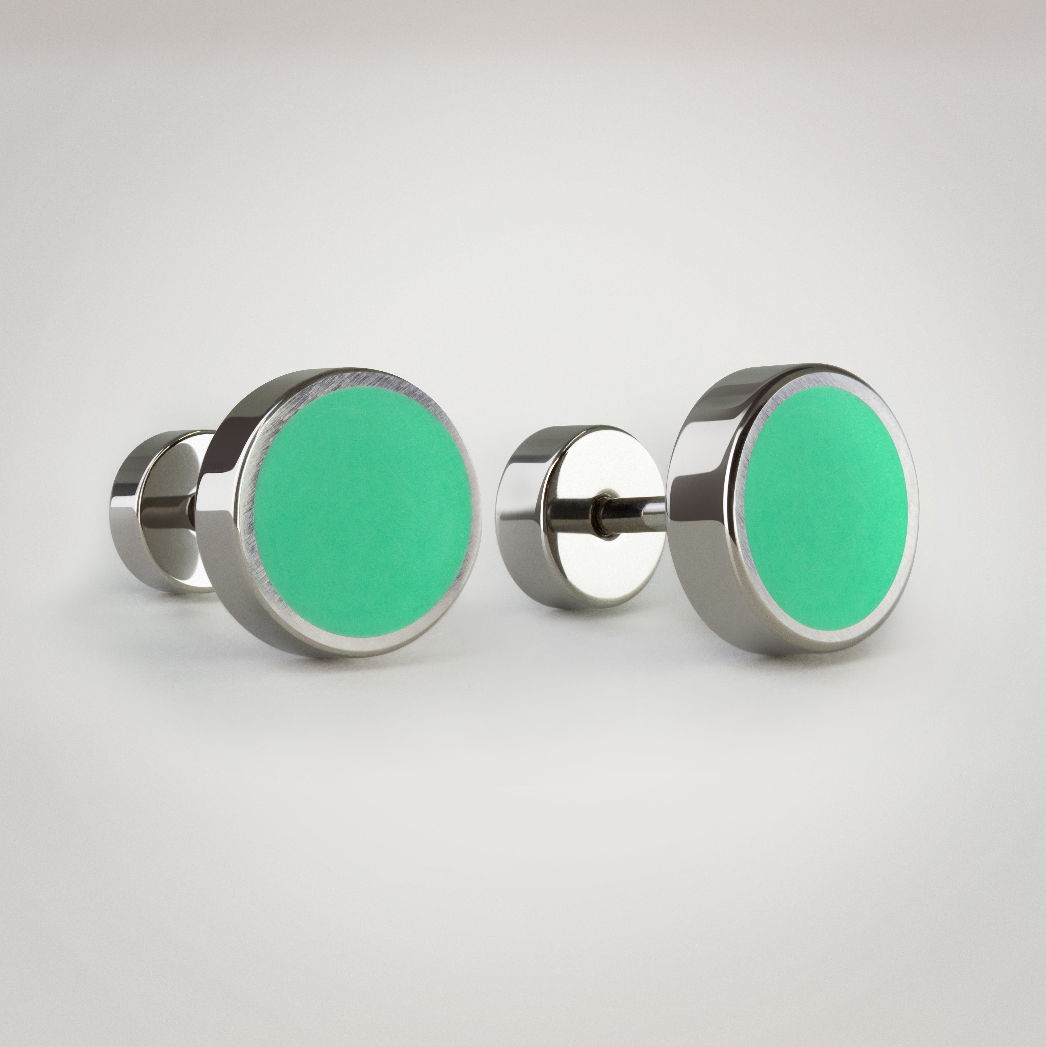 Titanium Aqua Earrings M
