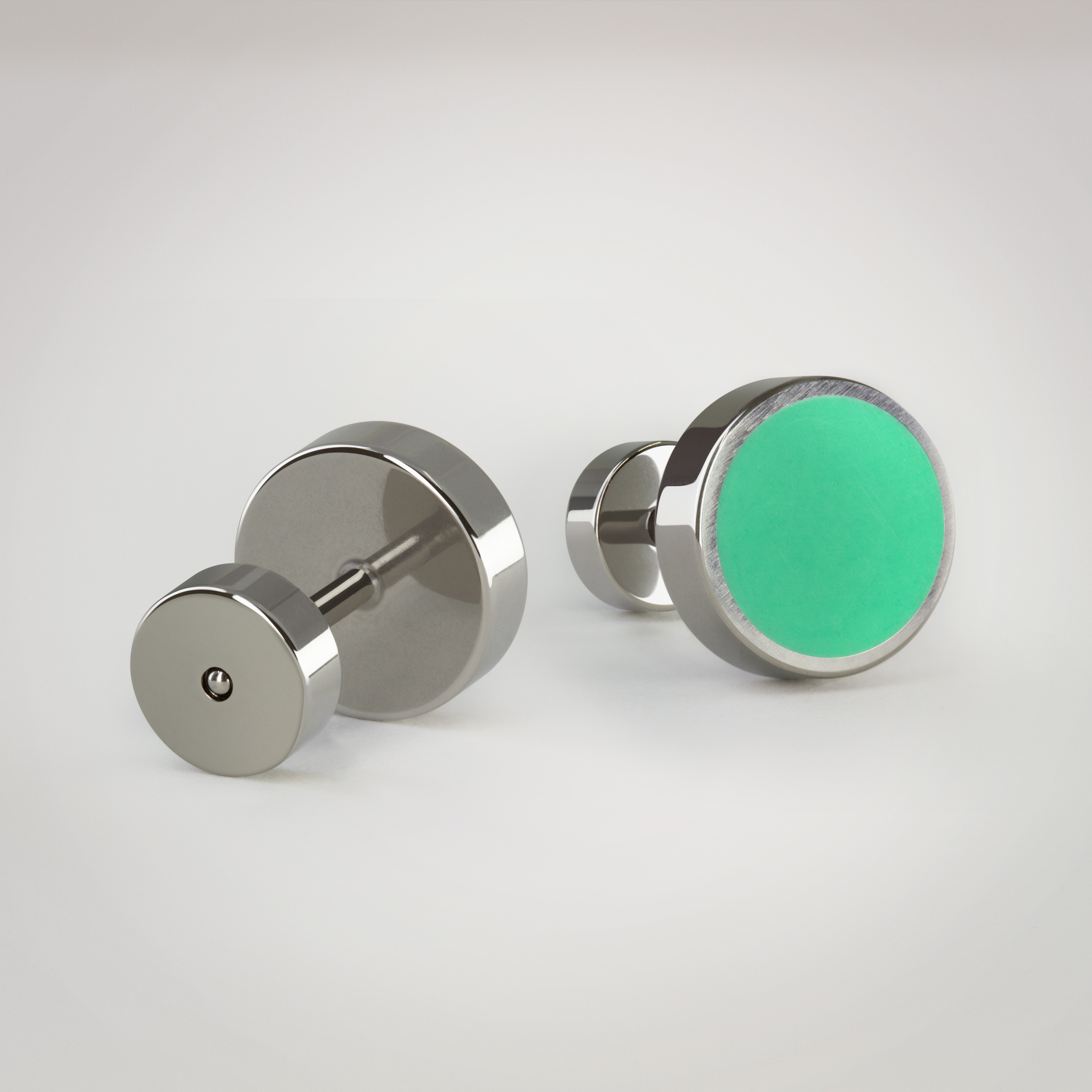 Titanium Aqua Earrings M