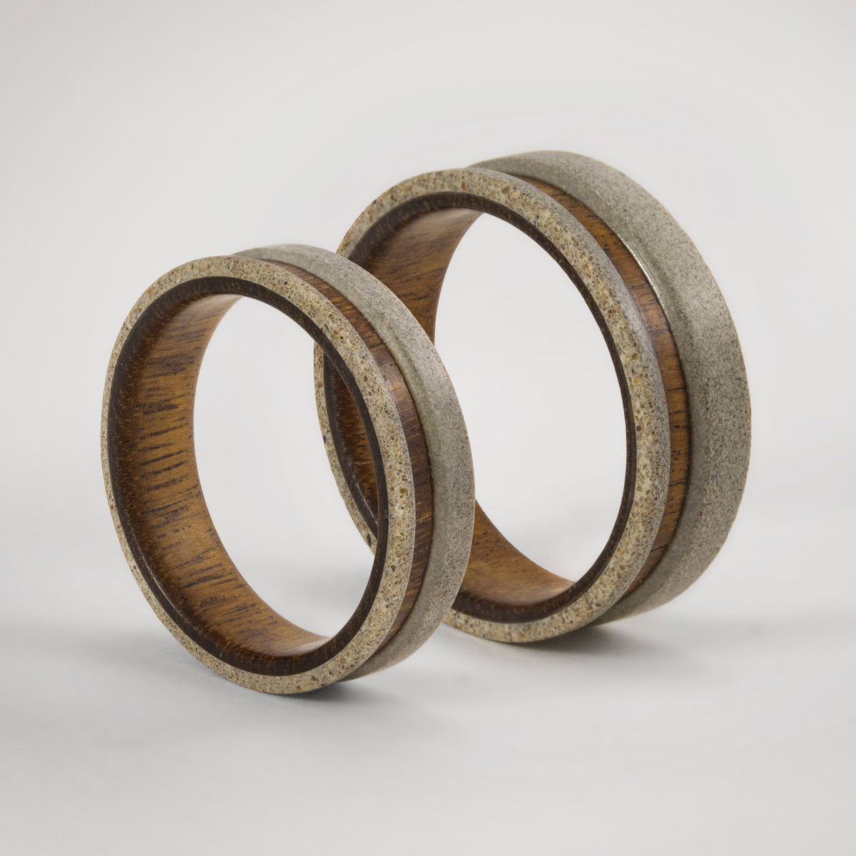 Seasoned Incense Engagement Ring, Solid Hardwood Ring, Urban Style.