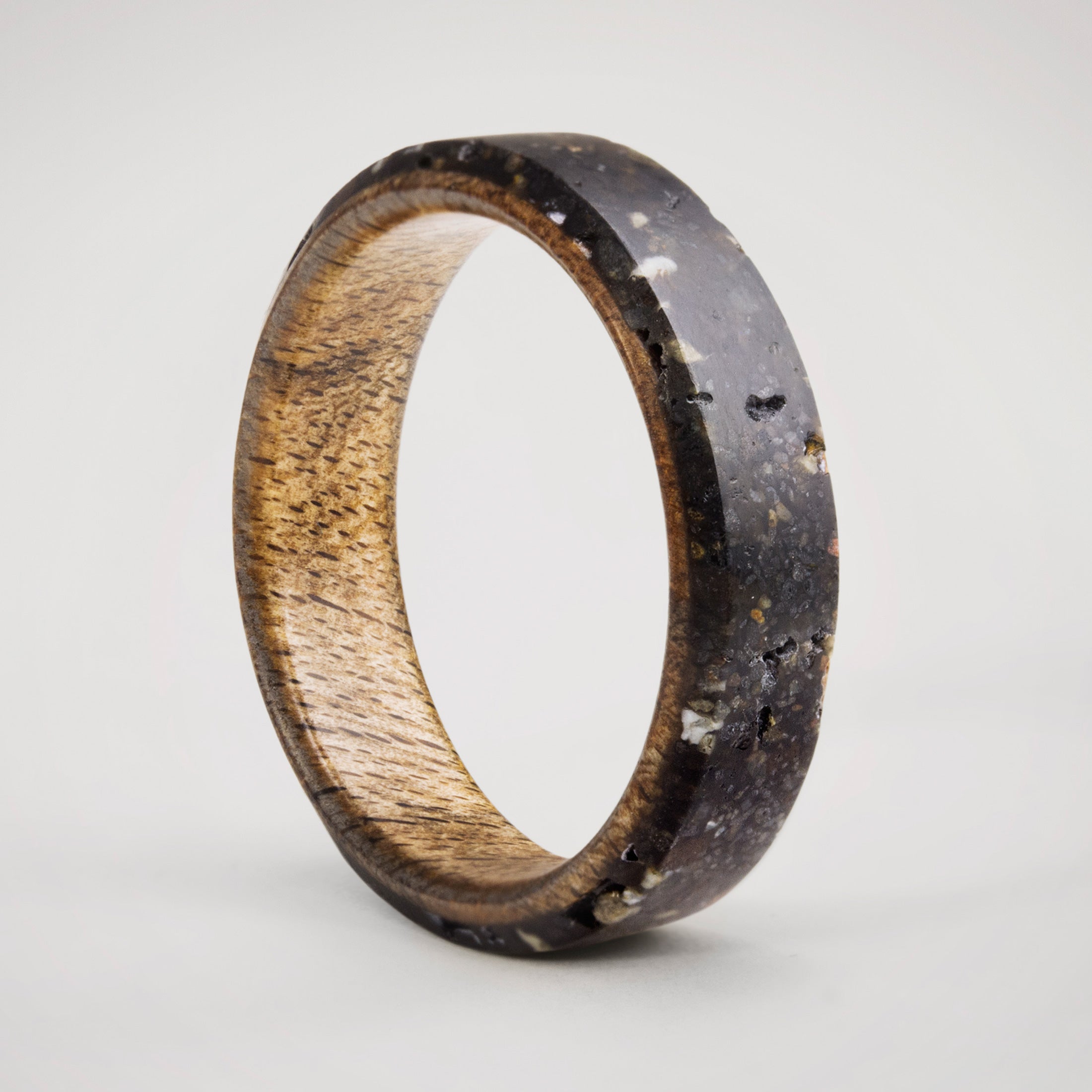 Patagonic Stone and wood ring