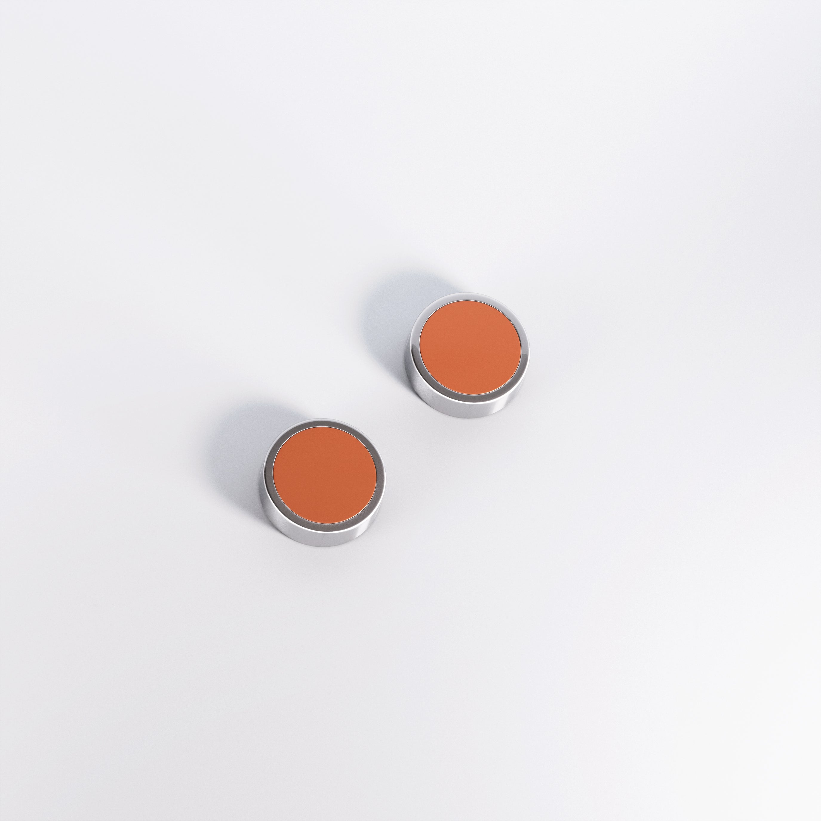 Titanium Orange Earrings