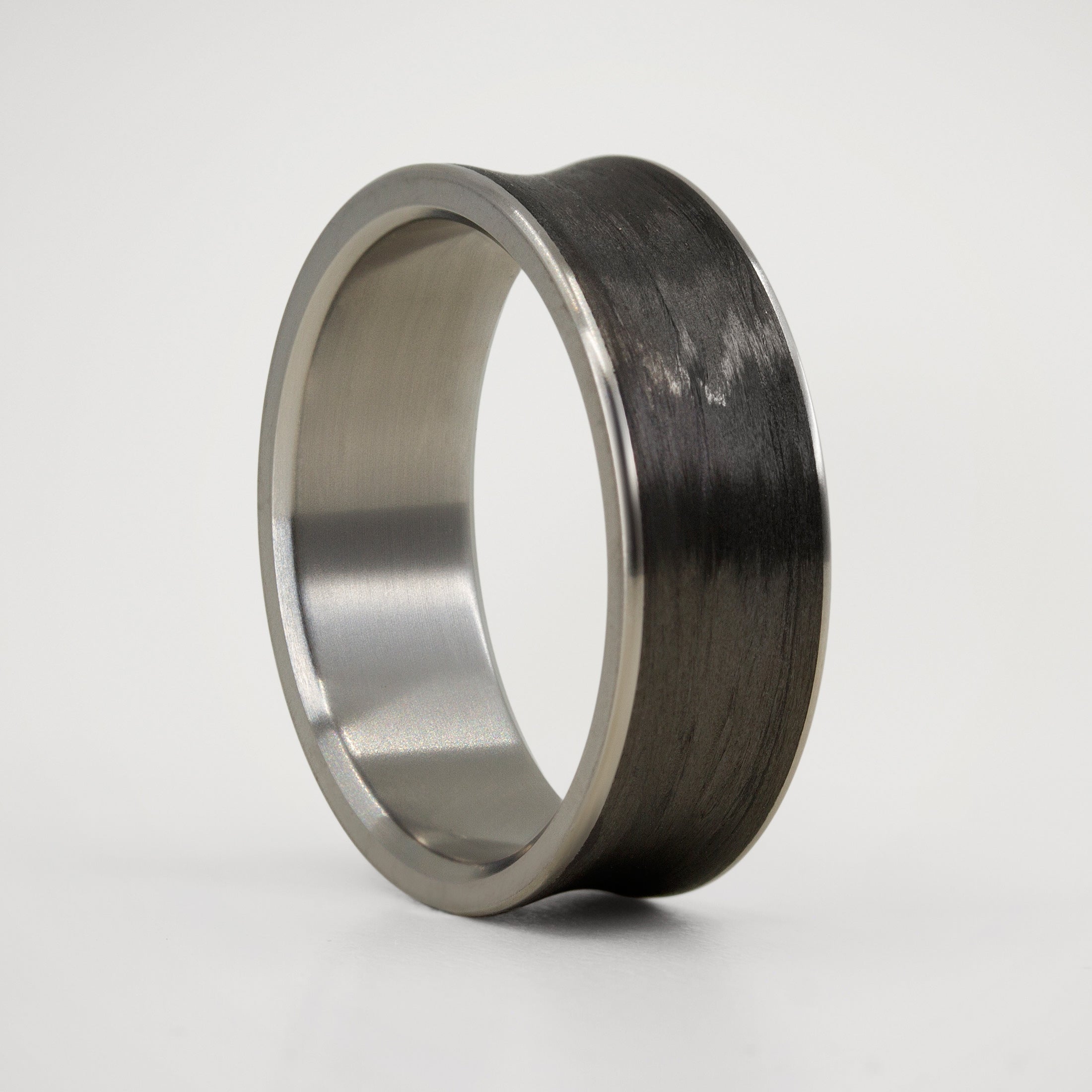 set concave carbon fiber and titanium