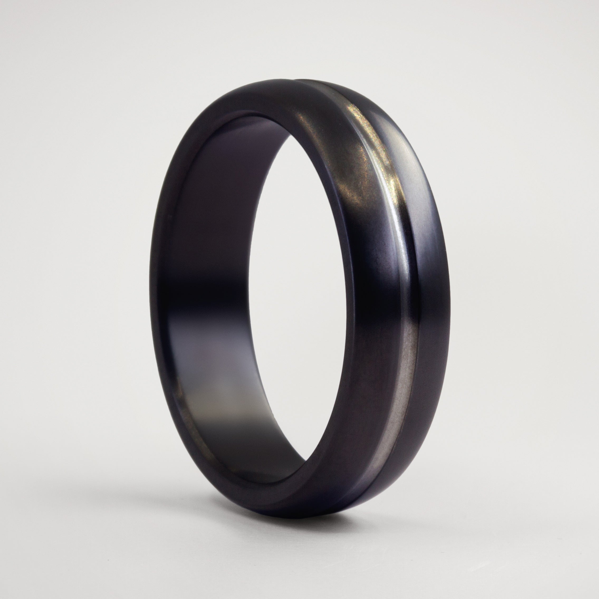 Black Zirconium Low Relief Ring