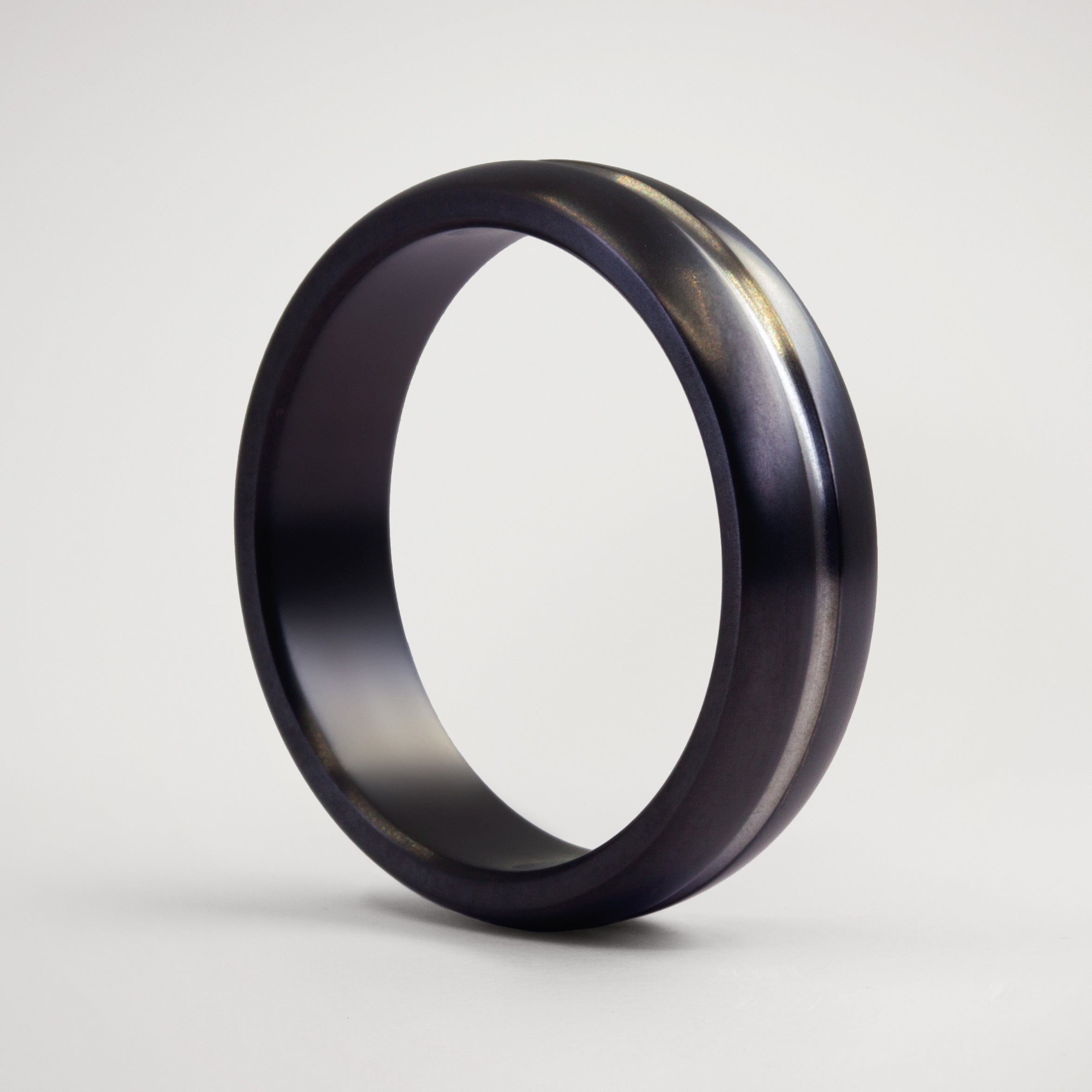 Black Zirconium Low Relief Ring